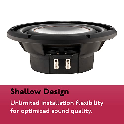 PIONEER TS-D10LS2 - Powerful 10-inch Shallow Subwoofer, 1300 Watts Peak PowerSingle 2 Ohms Voice Coil and Compact Design for Deep Bass,Black PIONEER TS-D10LS2 - Powerful 10-inch Shallow Subwoofer, 1300 Watts Peak PowerSingle 2 Ohms Voice Coil and Compact Design for Deep Bass,Black